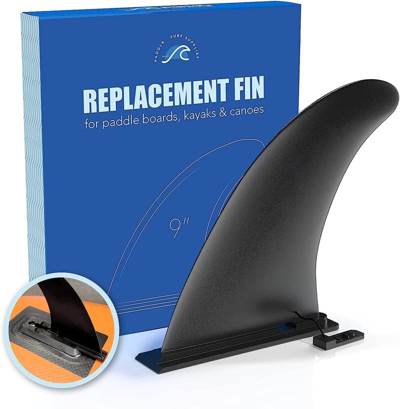 TYSR Paddle Board Fin - 9" Replacement for iSUP/Inflatable Paddle Boards, Kayak, Canoe Stand Up Plastic Fin - Image 1